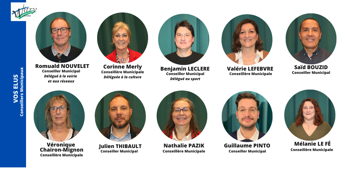 Conseillers municipaux witry les reims 2020 Conseillers municipaux witry les reims 2020