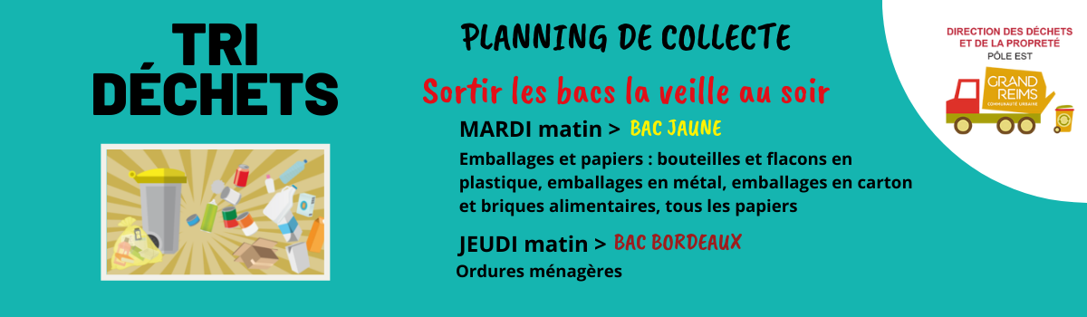 planning collecte déchets Witry les Reims