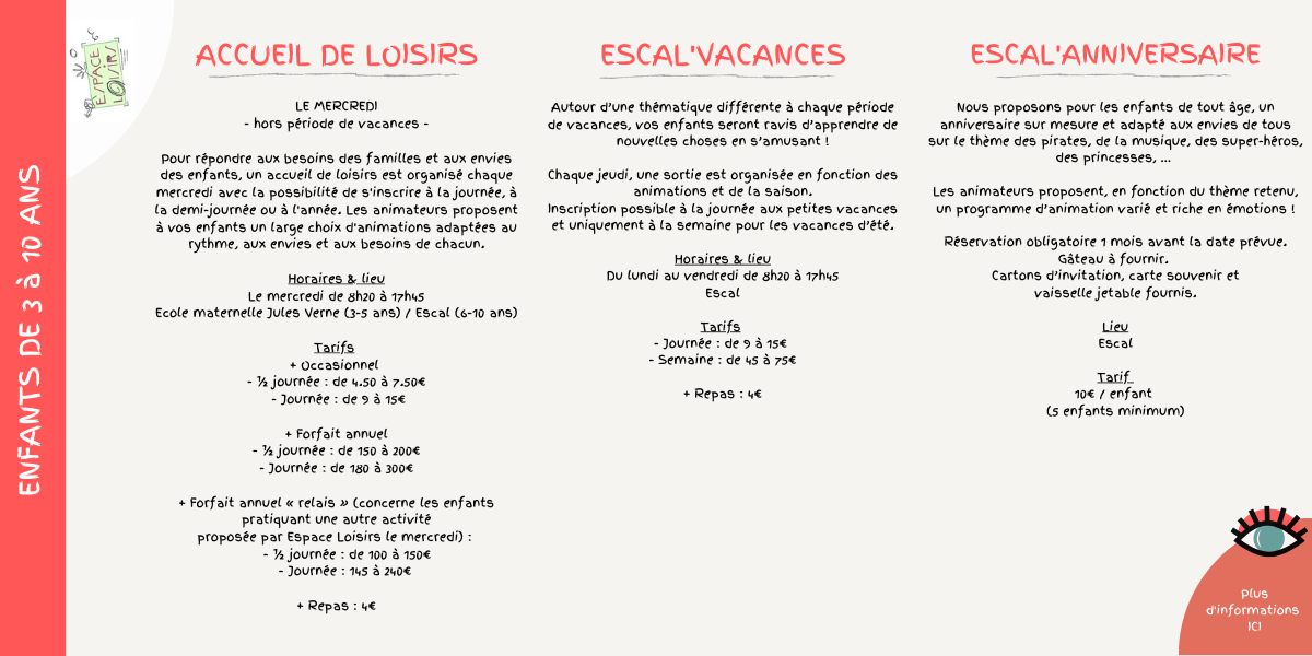 accueil loisirs escal witry les reims enfants